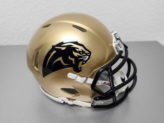 Bay Area Panthers Gold Mini Helmet